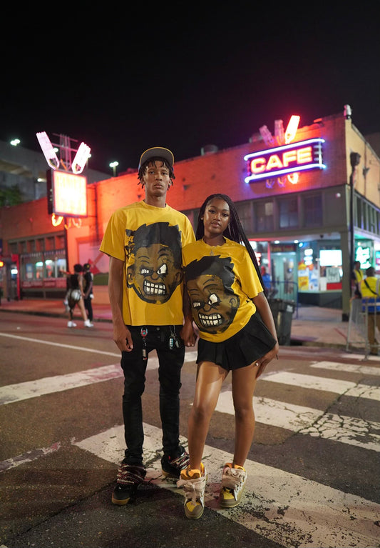 Yellow Mugshot Tee